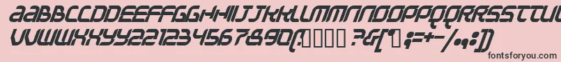 フォントQuestion – ピンクの背景に黒い文字