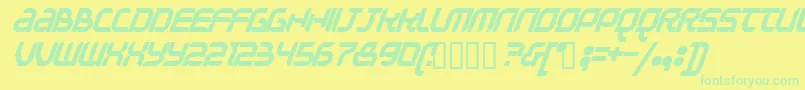 Czcionka Question – zielone czcionki na żółtym tle