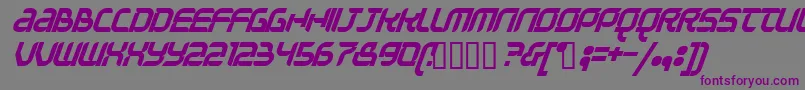 Question Font – Purple Fonts on Gray Background