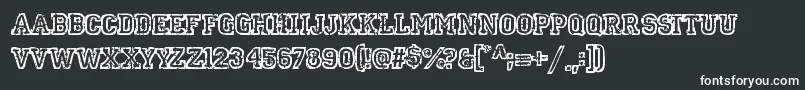 Spotevent Font – White Fonts on Black Background