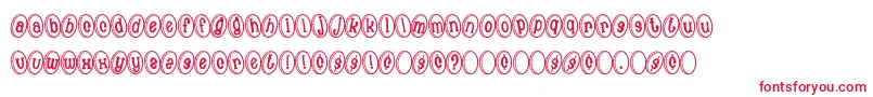 MoneyShot Font – Red Fonts on White Background