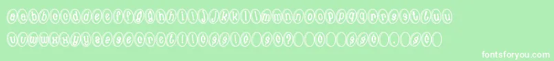 MoneyShot Font – White Fonts on Green Background