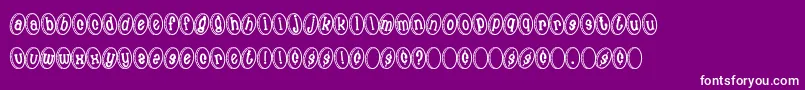 MoneyShot Font – White Fonts on Purple Background