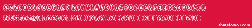 MoneyShot Font – White Fonts on Red Background