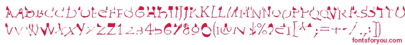 InvasionLtWilhelm Font – Red Fonts