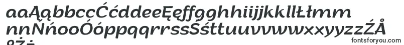 Шрифт ArturoItalicTrial – польские шрифты