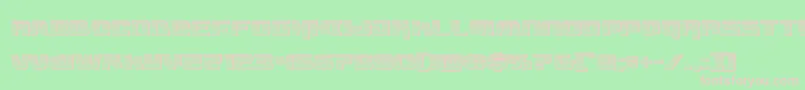 Livewiredchrome Font – Pink Fonts on Green Background