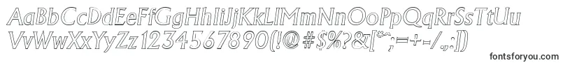 AdelonoutlineItalic-fontti – Fontit PixelLabille