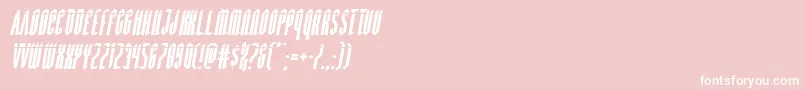 Devilsummonerlaserital Font – White Fonts on Pink Background
