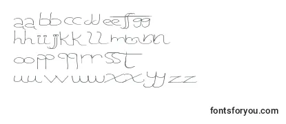 Tangentprint Font