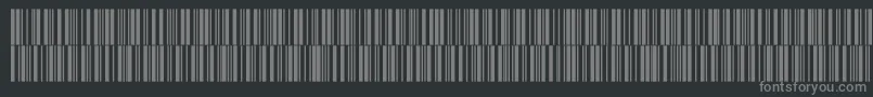 Intp36dltt-fontti – harmaat kirjasimet mustalla taustalla
