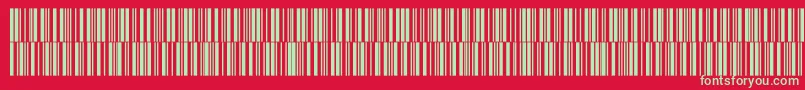 Intp36dltt Font – Green Fonts on Red Background