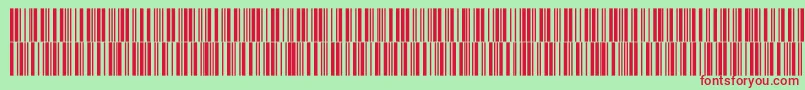 Intp36dltt-fontti – punaiset fontit vihreällä taustalla