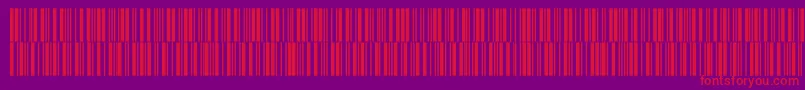 Intp36dltt Font – Red Fonts on Purple Background
