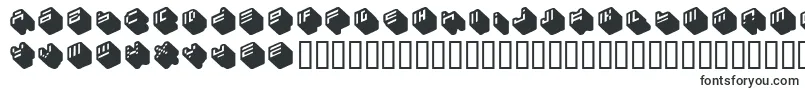 NipponBlocks-fontti – leikkausfontit