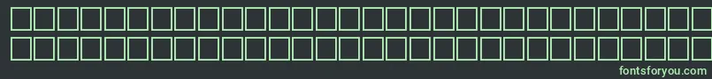 Шрифт Wef – зелёные шрифты на чёрном фоне