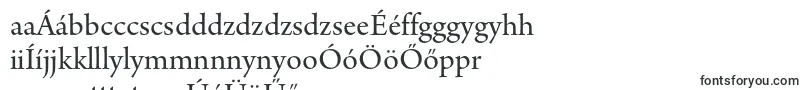 Шрифт ArnoproRegular18pt – венгерские шрифты