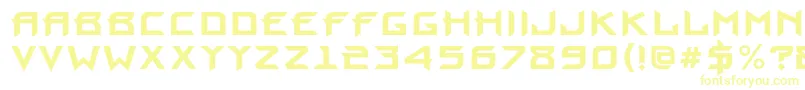 ProuncBold-fontti – keltaiset fontit