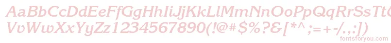 KorinnacBolditalic-Schriftart – Rosa Schriften