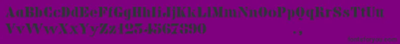 Bkidtrial Font – Black Fonts on Purple Background