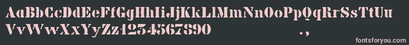 Bkidtrial Font – Pink Fonts on Black Background