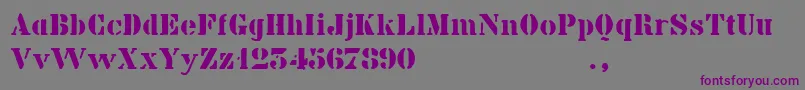 Bkidtrial Font – Purple Fonts on Gray Background