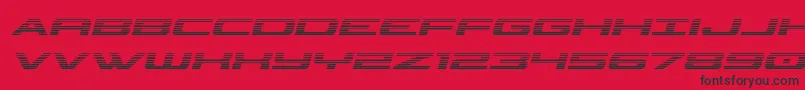Classiccobragradital Font – Black Fonts on Red Background