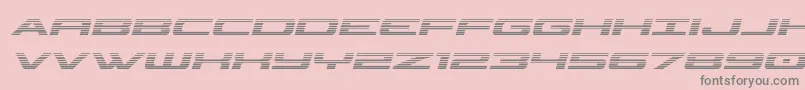 Classiccobragradital Font – Gray Fonts on Pink Background