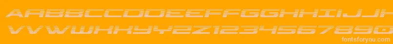 Classiccobragradital Font – Pink Fonts on Orange Background