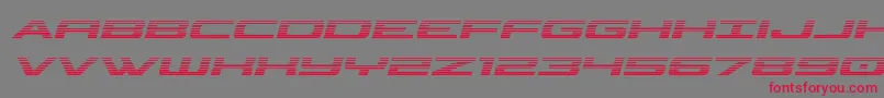 Classiccobragradital Font – Red Fonts on Gray Background