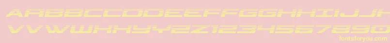 Classiccobragradital Font – Yellow Fonts on Pink Background