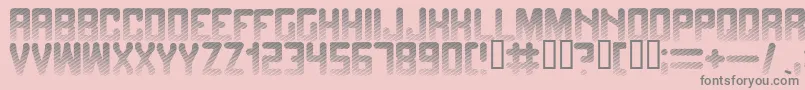 Fadetogr Font – Gray Fonts on Pink Background