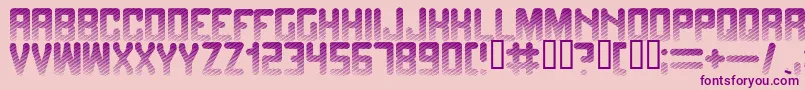 Fadetogr Font – Purple Fonts on Pink Background