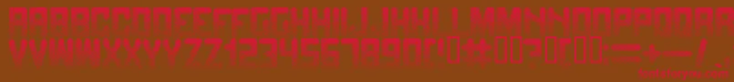 Fadetogr Font – Red Fonts on Brown Background