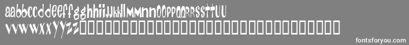 DayOfTheTentacle Font – White Fonts on Gray Background