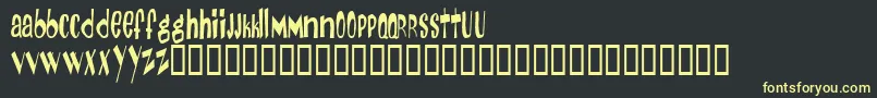 Lisätietoja DayOfTheTentacle-fontista DayOfTheTentacle-fontti – keltaiset fontit mustalla taustalla