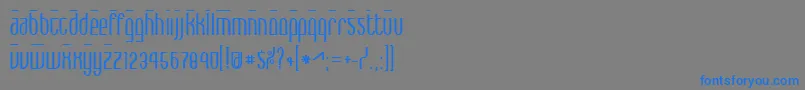 Lisätietoja MaxBold-fontista MaxBold-fontti – siniset fontit harmaalla taustalla
