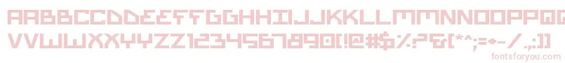 BionicTypeExpandedBold Font – Pink Fonts on White Background