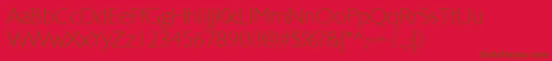 StewardsonRegular Font – Brown Fonts on Red Background
