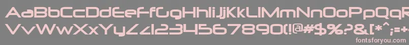 Neurpoli Font – Pink Fonts on Gray Background