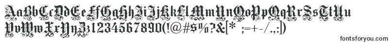 Шрифт Victoriantext – декоративные шрифты