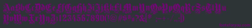 Victoriantext Font – Purple Fonts on Black Background