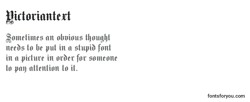 Review of the Victoriantext Font