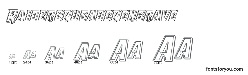 Raidercrusaderengrave Font Sizes