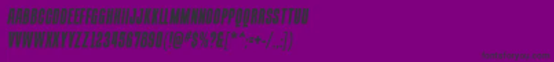 ContainmentsolidRegular Font – Black Fonts on Purple Background