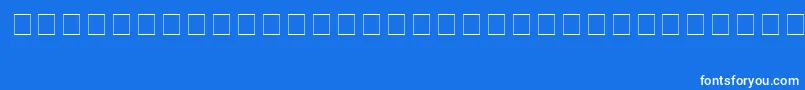 フォントTqfElectronics – 青い背景に白い文字