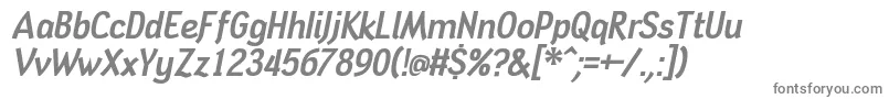 Tindogit Font – Gray Fonts on White Background