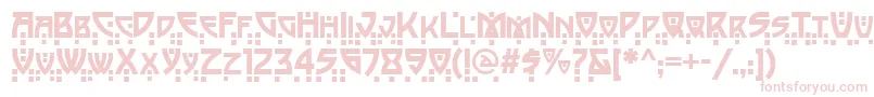 PostmodernTwo Font – Pink Fonts on White Background