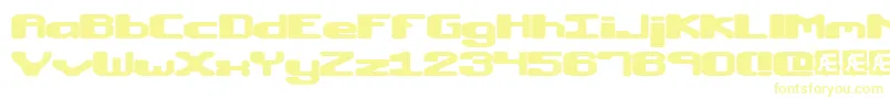 Macropsi-Schriftart – Gelbe Schriften