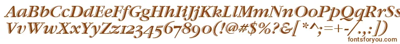 GaramondHtldOsItcTtItalic Font – Brown Fonts